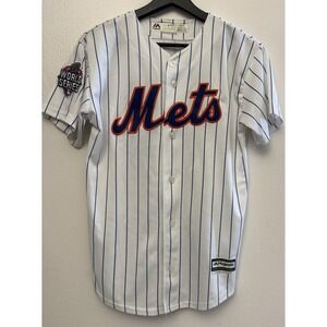 Majestic NY Mets Jacob deGROM  2015 World Series  Pinstriped Youth L‎ 14/16